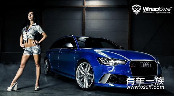 奥迪RS6 “Joker”版鉴赏 惊艳蓝色车身