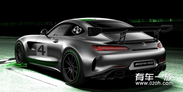 基于街版AMG GT R打造 奔驰GT4赛车