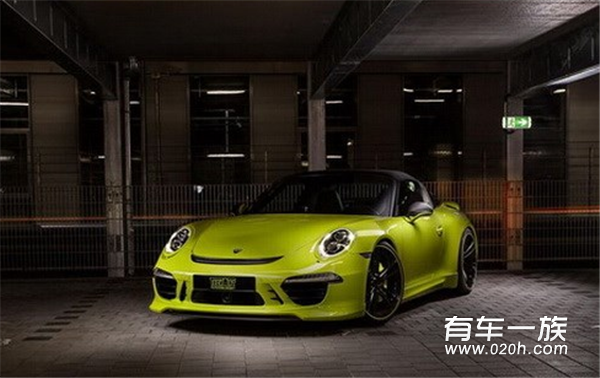 清新田园风 Techart保时捷911 Targa