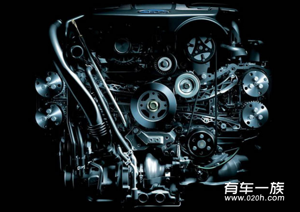 斯巴鲁力狮GT改装2.0T涡轮增压发动机 