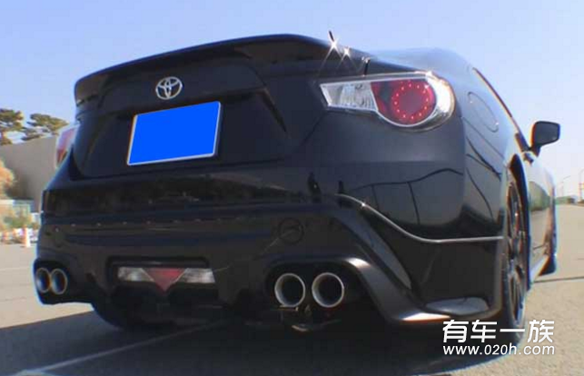 石破天惊 丰田GT86改装TRD排气