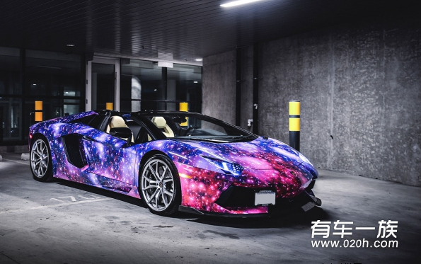 披上璀璨星空外衣 兰博基尼Aventador改装