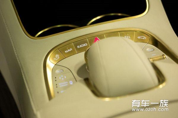 中国专属 仅限25台 凡尔赛打造超奢华土豪金奔驰S600