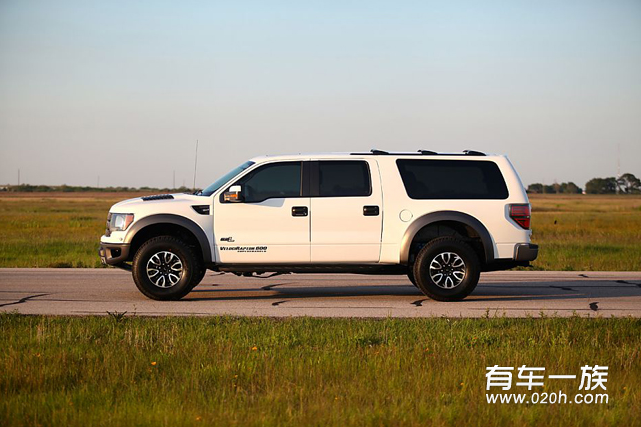 Hennessey改装福特F-150猛禽 加长封闭车斗