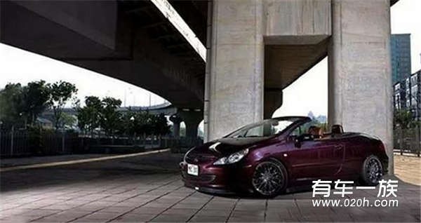 标致307cc改装鉴赏 属于法国的紫色浪漫