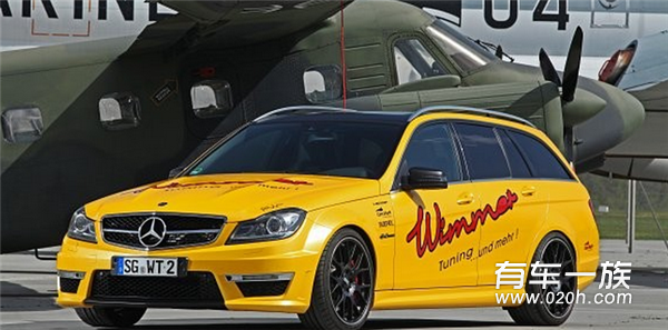 Wimmer爆改奔驰C63 黄色外观吸引回头率