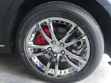 凯迪拉克SLS赛威外观亚光改色电镀轮毂卡钳改装