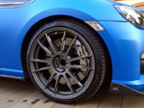 哑光蓝色BRZ改装三联表轮毂刹车外观装饰